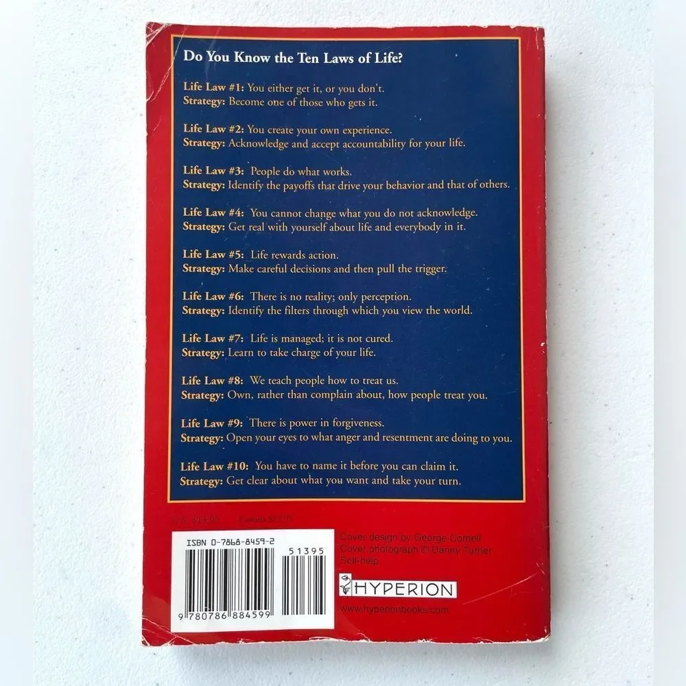 Life Strategies Phillip C. McGraw Paperback Self Help Book 1999